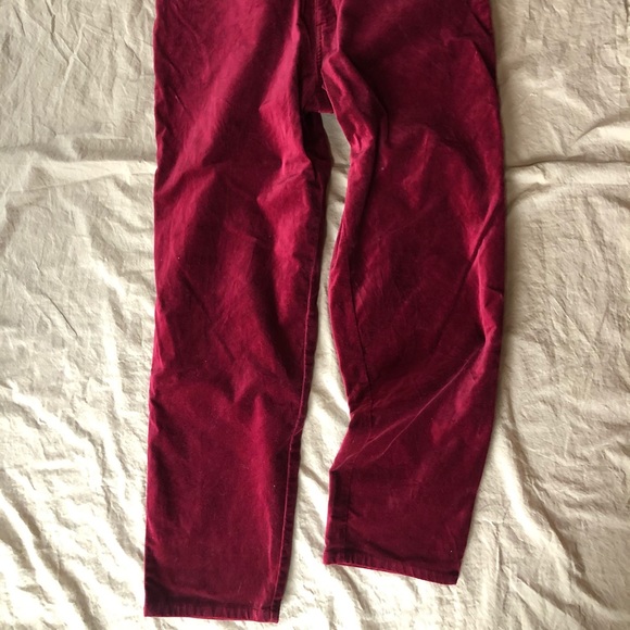 Red Velvet Pants - Picture 2 of 8